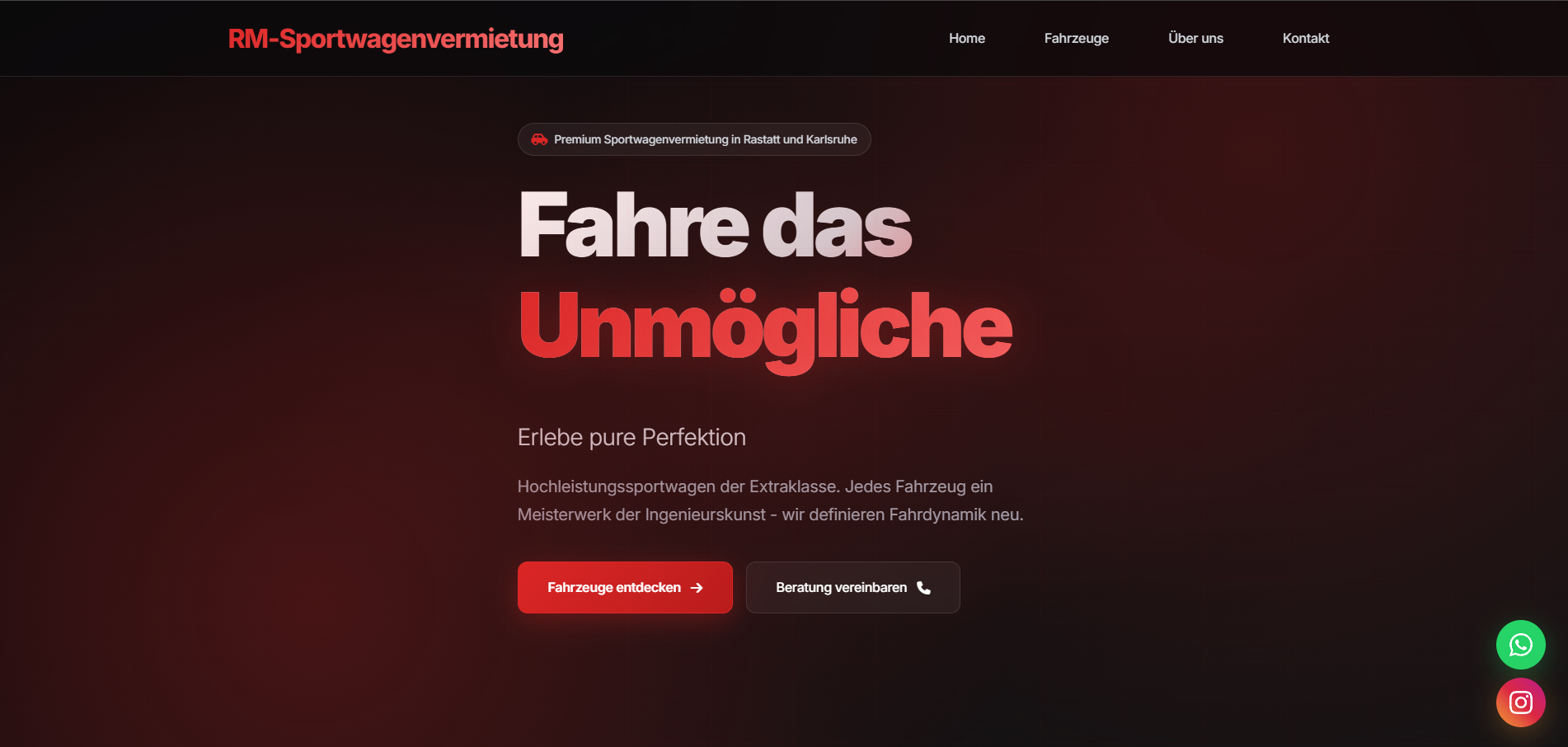 RM Sportwagenvermietung